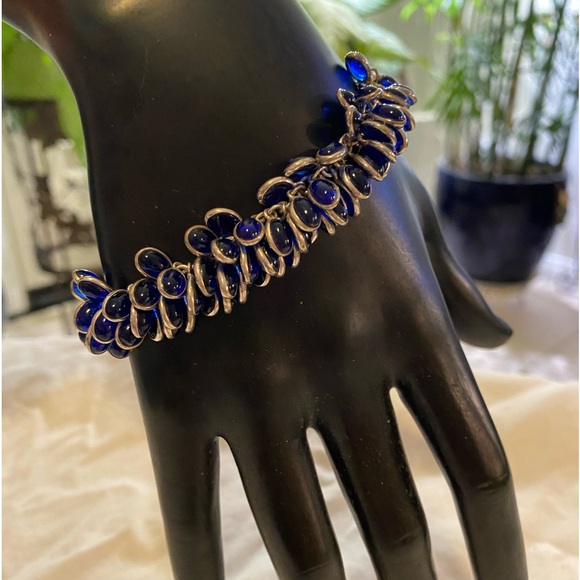 BLUE LAPIS CHARM BRACELET - Picture 5 of 7